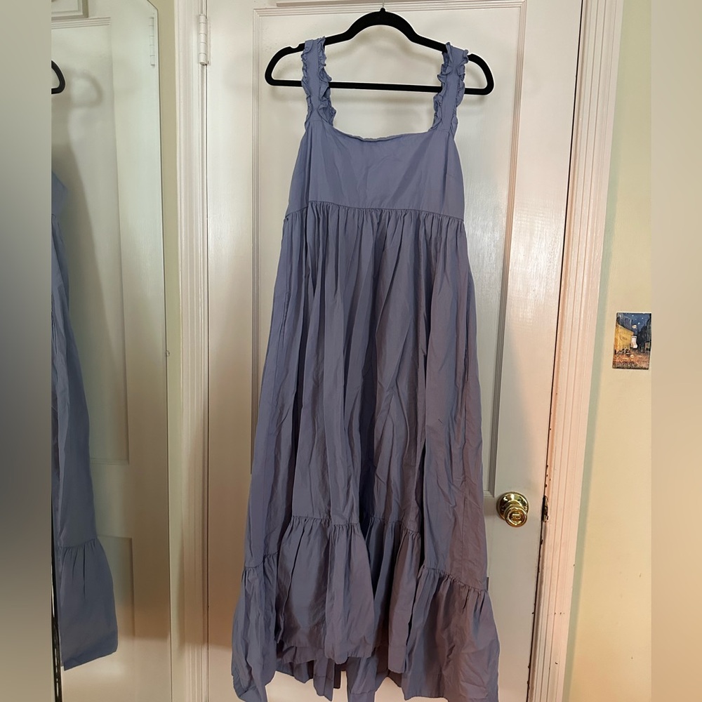 Free People loose blue maxi sundress, size M